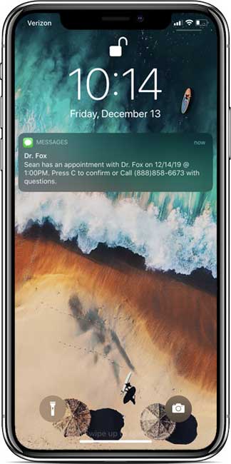 ReminderCall.com Text Appointment Reminder