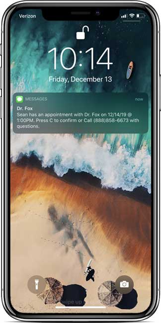 ReminderCall.com Text Appointment Reminder