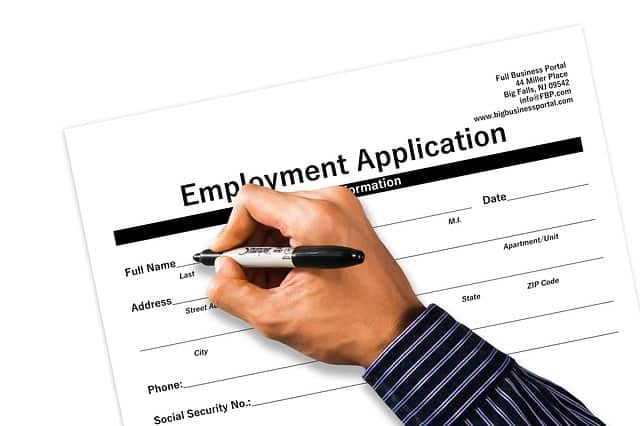 employment application